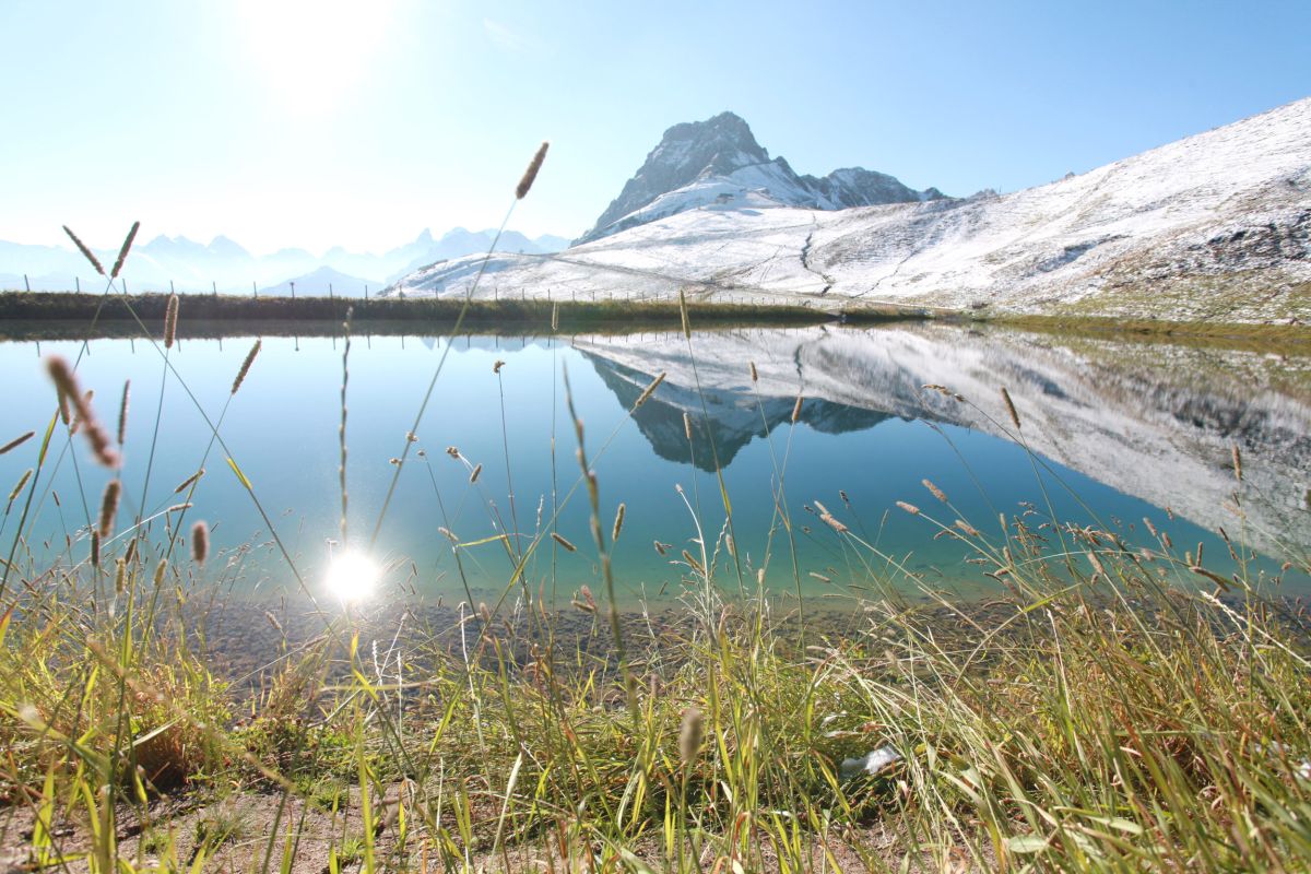 Aufnahme Riezleralpsee im Kleinwalsertal 