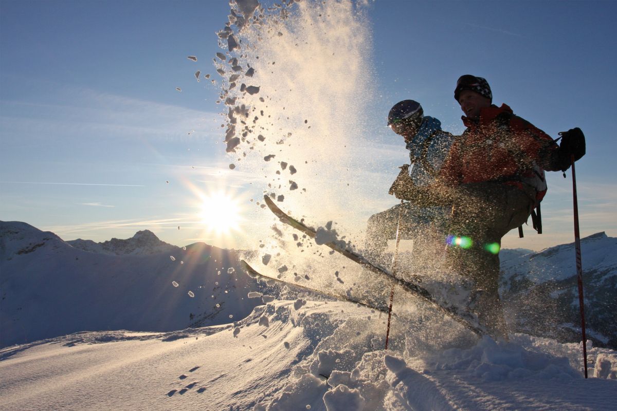 Skifahren im Kleinwalsertal 