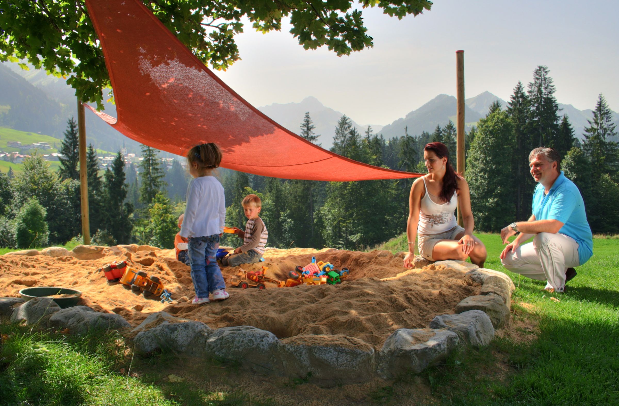 Spielplatz im Hotel Bellevue in Riezlern 