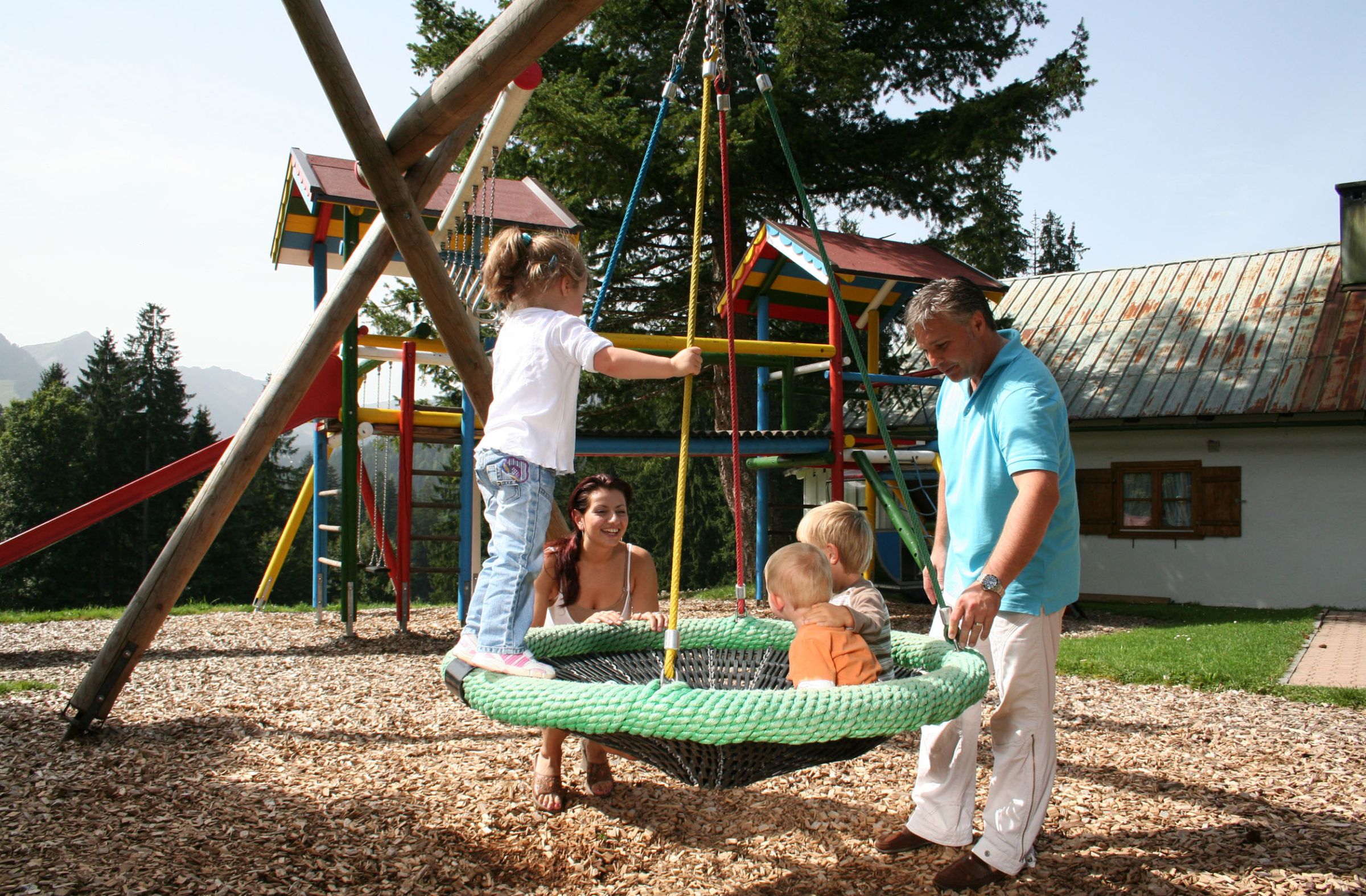 Spielplatz im Hotel Bellevue in Riezlern 